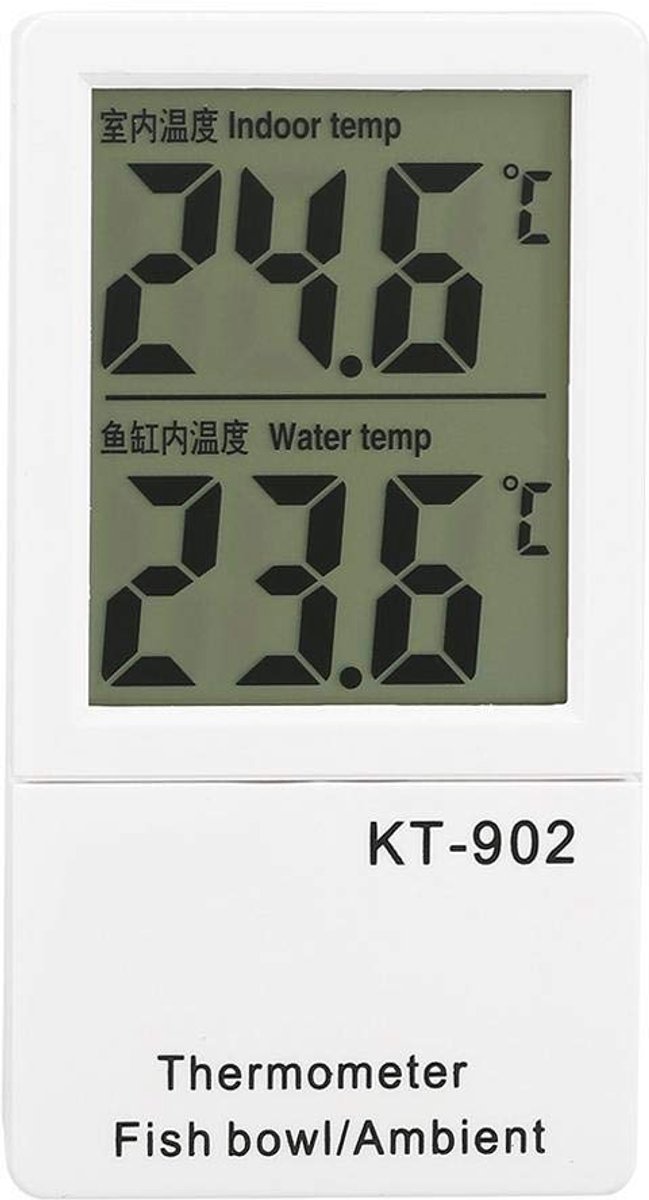 Digitale LCD Aquarium en Terrarium Thermometer met Hygrometer en Temperatuuralarm