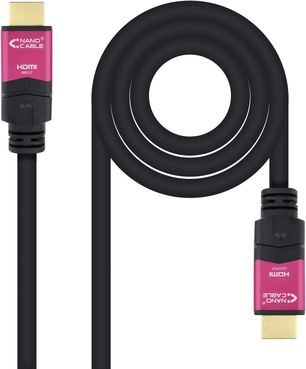 HDMI Kabel - 4K Kabel - Home Cinema - Met Signaal Repeater - 30 Meter - Zwart
