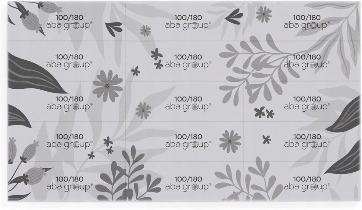 Nagelbufferblokken Bloemen 15 stuks - Korrel 100/180 Schuimrubber Compact Hygiënisch