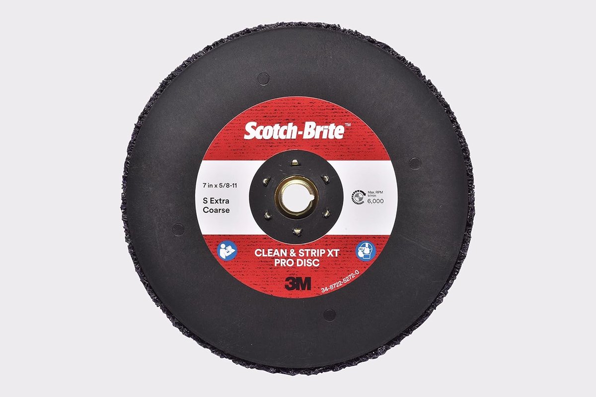 Scotch-Brite Clean & Strip XT Pro Disc 7 inch - Slijpschijf voor het Verwijderen van Roest, Lak en Coatings