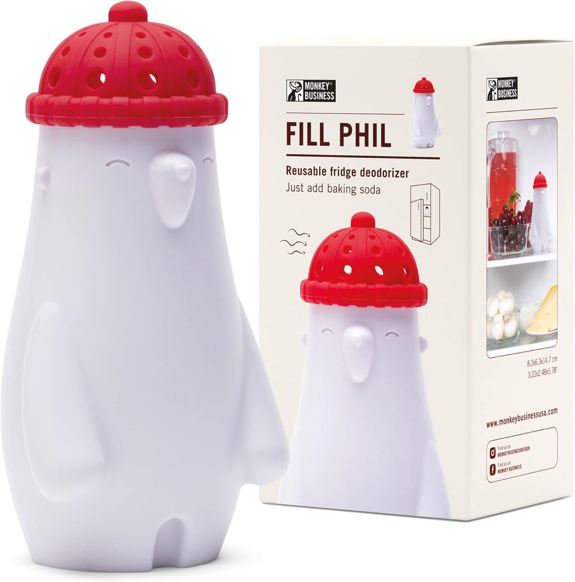 Koelkast Deodorizer Bak - Baking Soda Container - Cute Gifts - Kitchen Gadgets