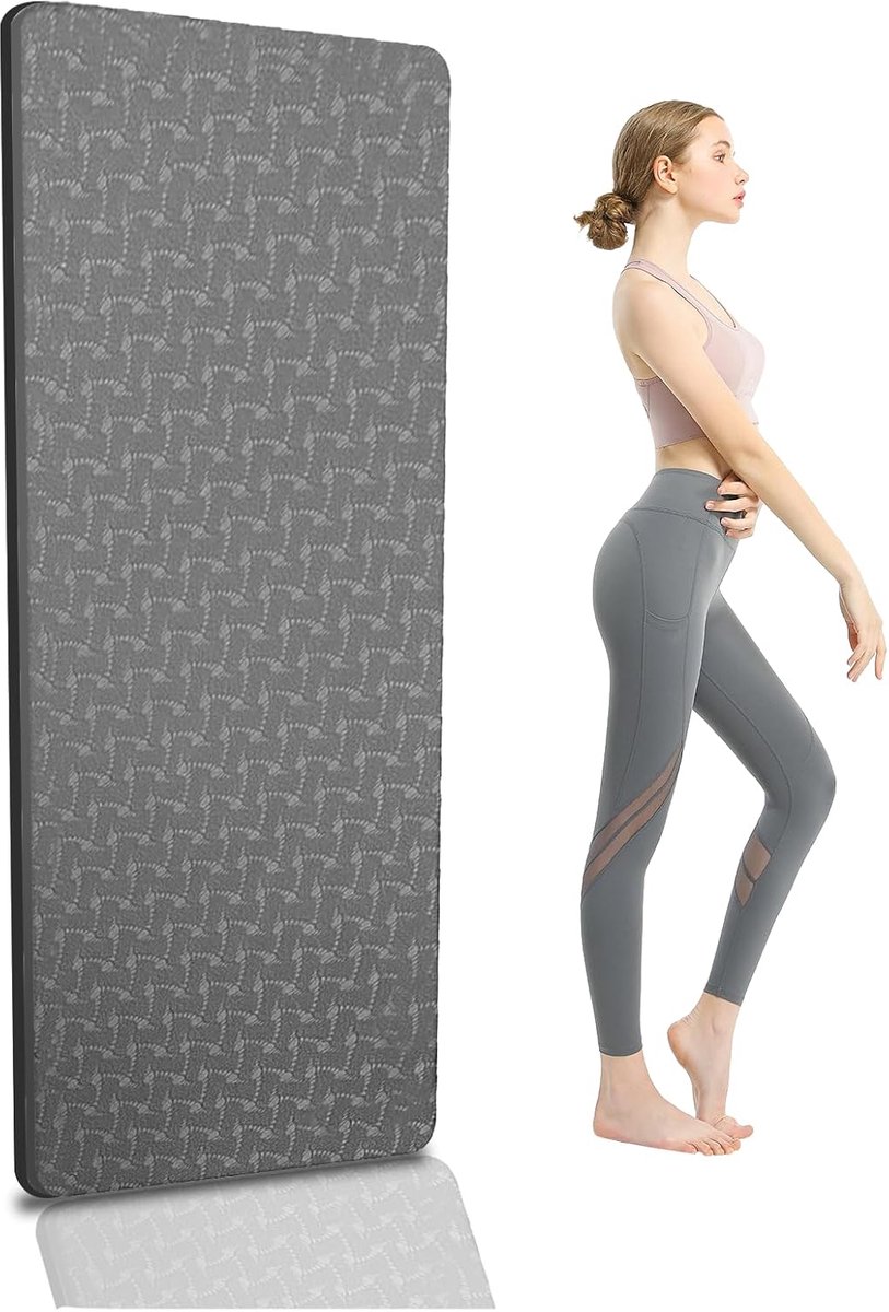 Extra Dikke Yogamat 8mm TPE Antislip Hoge Dichtheid voor Yoga Pilates en Training