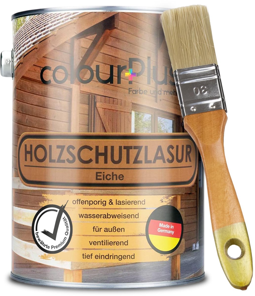 ColourPlus Houtbeits - Weerbestendige Houtolie - Met UV bescherming - Eiken - 2,5 Liter