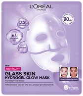 L'Oréal Paris Filler Glass Skin Hydrogel Glow Mask - Intense hydratatie - voor een stralende frisse look - 1 stuk