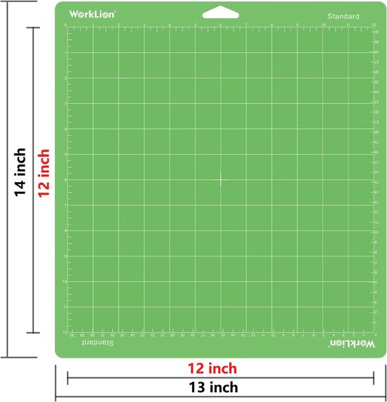 Snijmat StandaardGrip voor Cricut: (30 x 30 cm, 5 matten) Explore One/Air/Air 2/Maker standaard zelfklevende kleverige antislip duurzame knutselmat - vervangende accessoires — afbeelding 5
