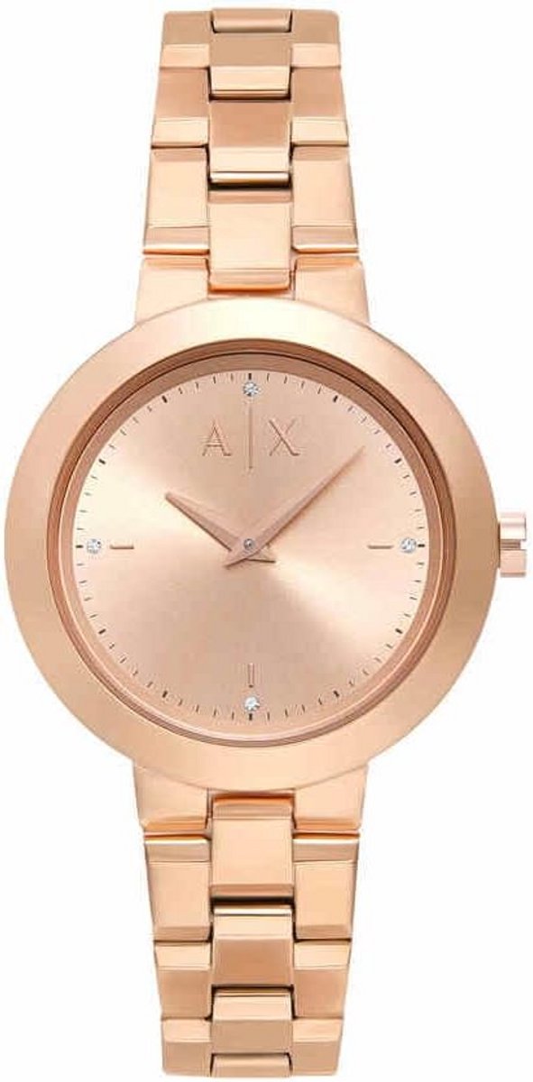 Dames Horloge - Analoge Armband - Dagelijks Gebruik - Gepolijst Roestvrij Staal - 36mm Kast - Goudkleurig