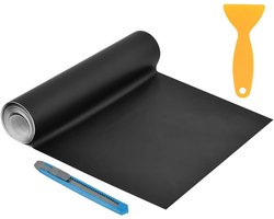 Matzwarte Car Wrap Folie Zelfklevend 300 cm Bubbelvrij en Elastisch