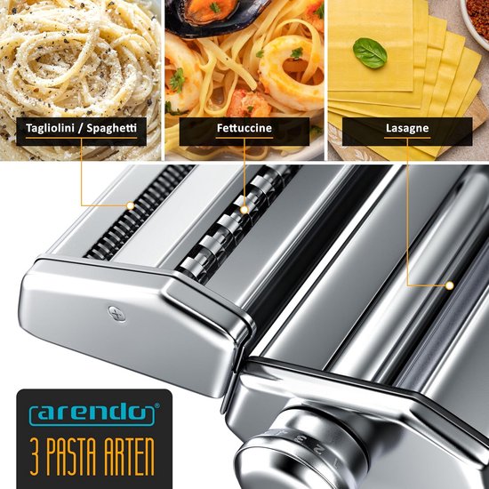 Pastamachine - Pastamaker - Spaghetti en Lasagne Machine - Pastavorm van Merkloos — afbeelding 3