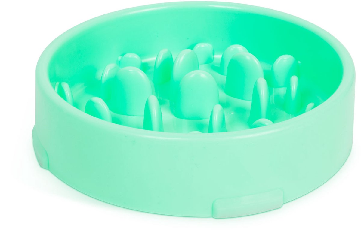 Slow Feeder Hond – Anti Schrokbak Honden – Voerbak tegen Schrokken – 20 cm – Groen [60009GR]