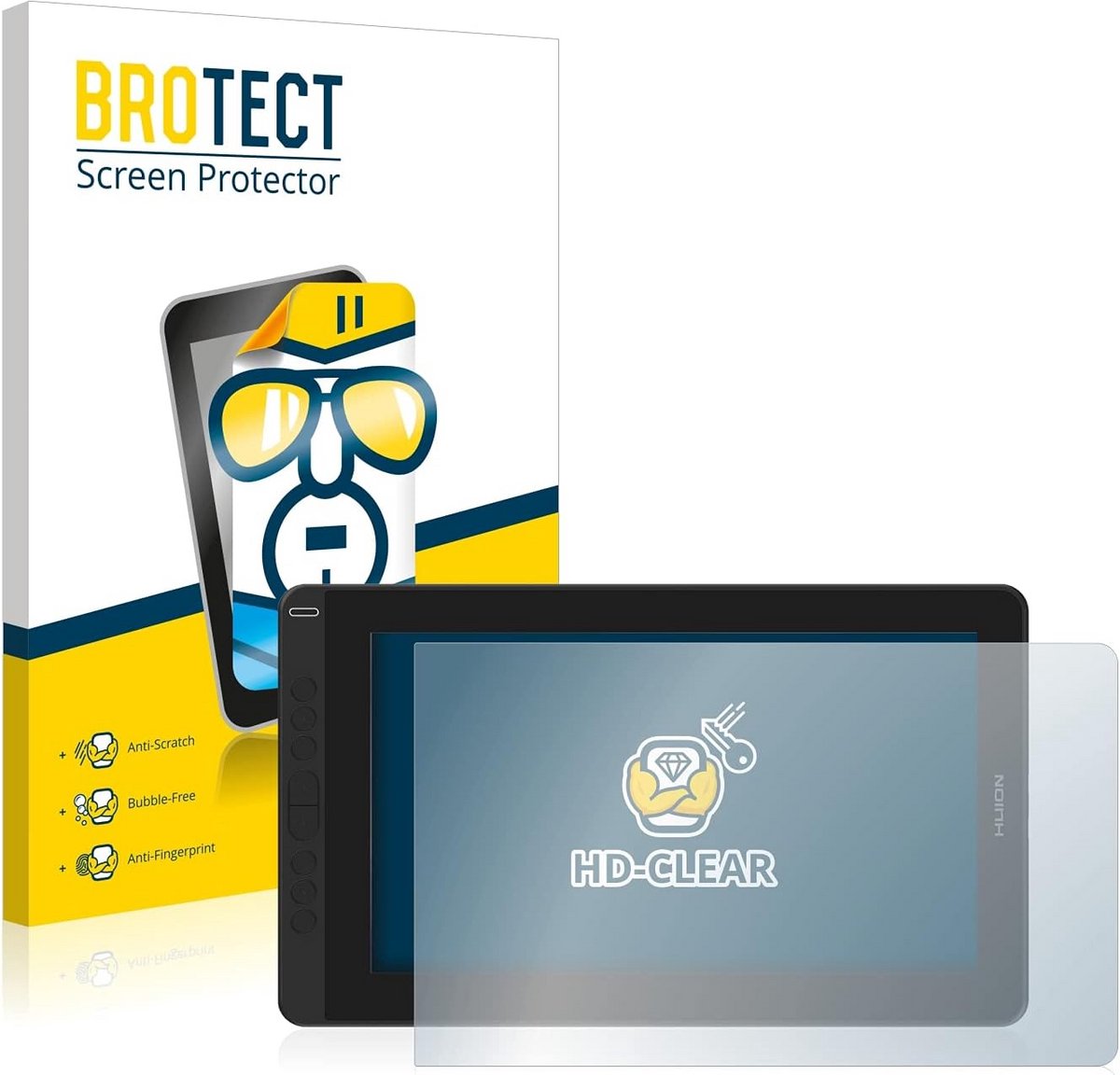 Transparante Screenprotector voor Huion Kamvas 13 - HD Helder en Krasbestendig