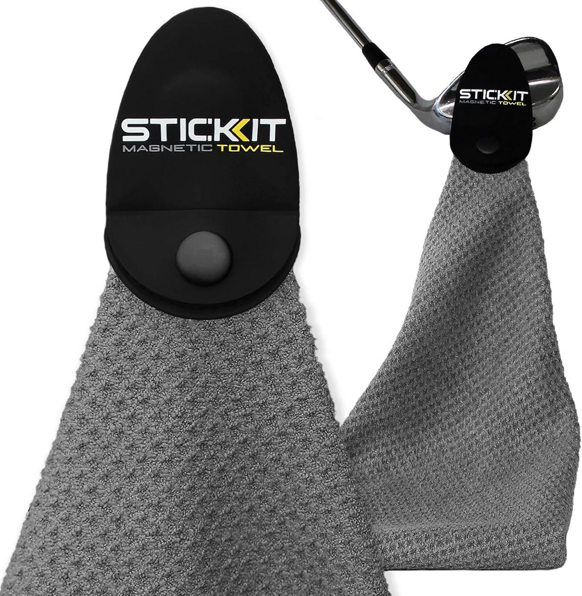 Magnetische Golfhanddoek - Sterke Magneet & Diepe Wafelstructuur voor Schone Clubs