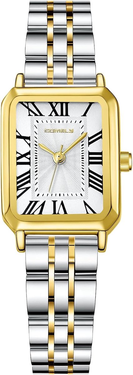 Vintage dames polshorloge - zilver - roestvrij staal - waterdicht - klein analoog uurwerk voor vrouwen