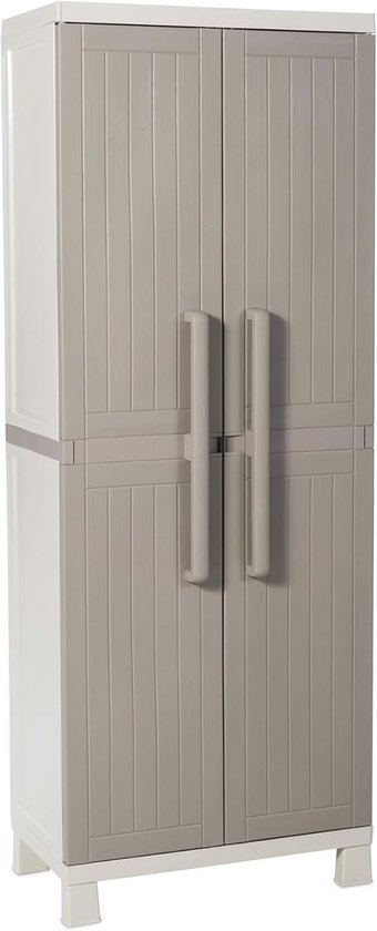 Tidyard Tuinkast, kunststof, waterdicht, bezemkast, poetskast, kunststof kast, balkonkast, terraskast, multifunctionele kast, outdoor kast, 97 x 38 x 171 cm, zwart Tidyard Tuinkast, kunststof, waterdicht, bezemkast, poetskast, kunststof kast, balkonkast, terraskast, multifunctionele kast, outdoor kast, 97 x 38 x 171 cm, zwart