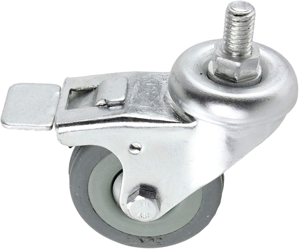 Universeel Zwenkwiel - Miniwiel Trolley - Meubel Reparatie - Schroefmontage M10 - 50mm Diameter