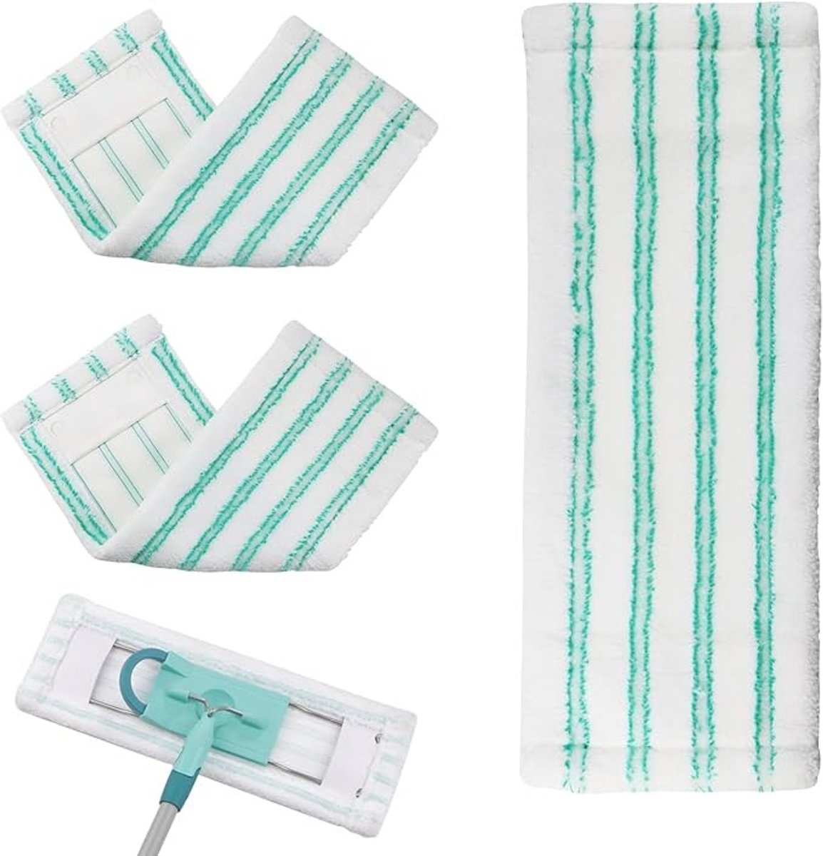 XL Vloermop Hoes 42 cm - Microvezel Reinigingsdoek voor Harde Vloeren