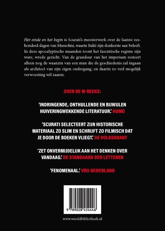 M. Het einde en het begin