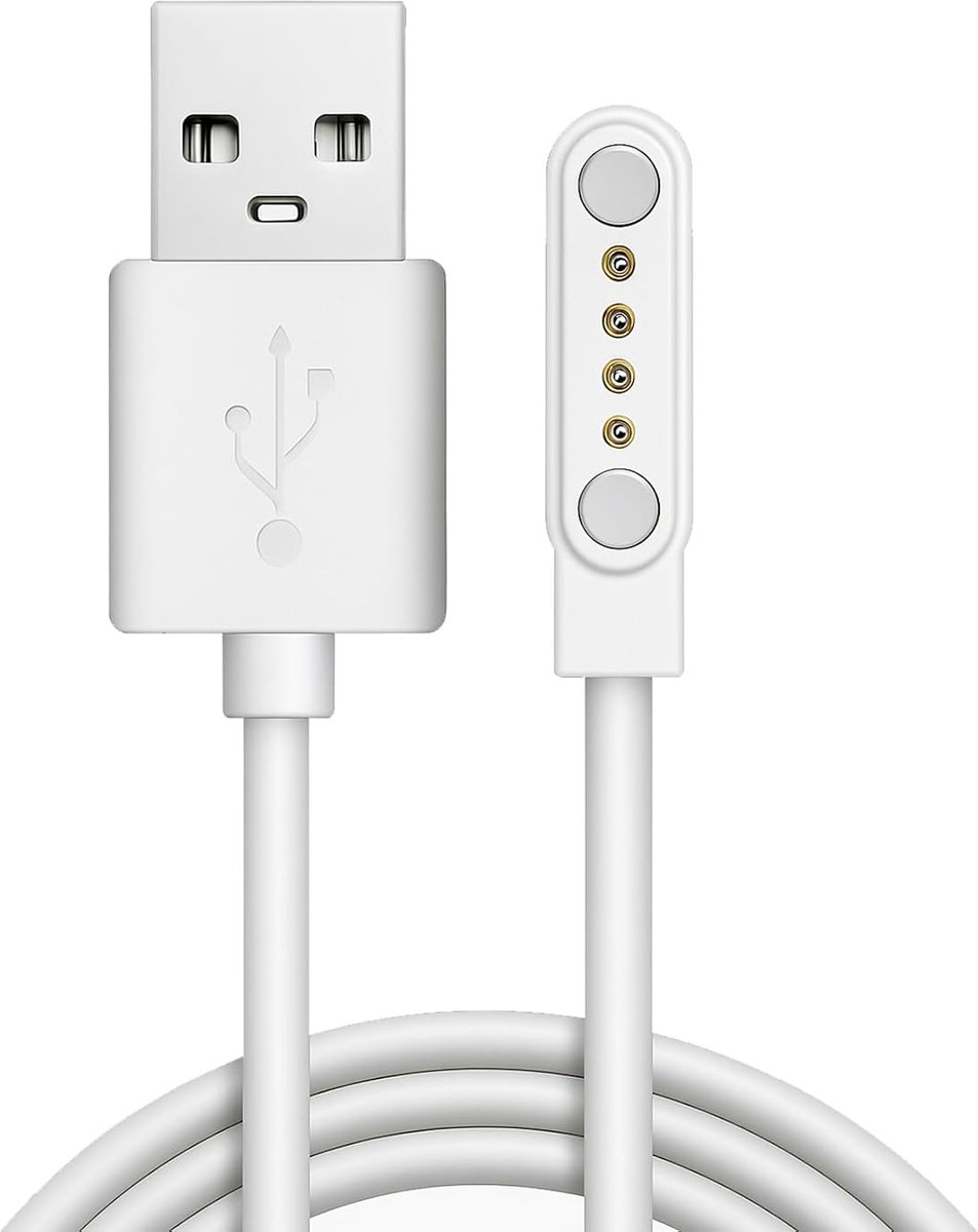 Magnetische Oplaadkabel voor Kindersmartwatch - USB 4-polig