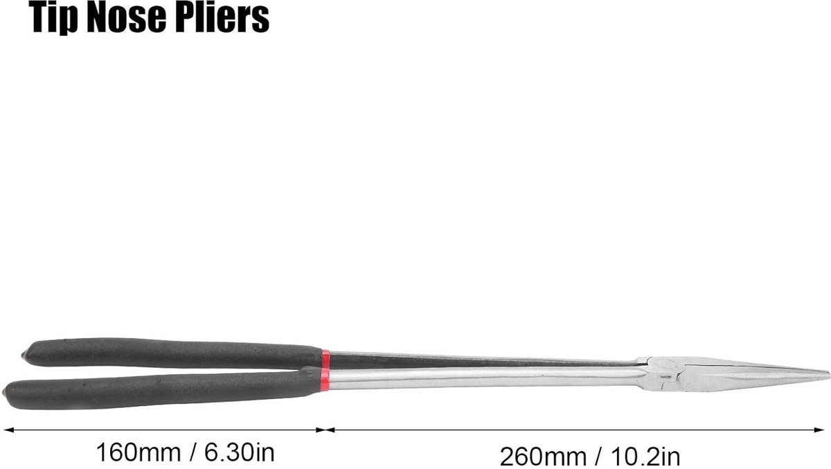 Extra Lange Punttang 400mm voor Precisie Klussen en Reparatie