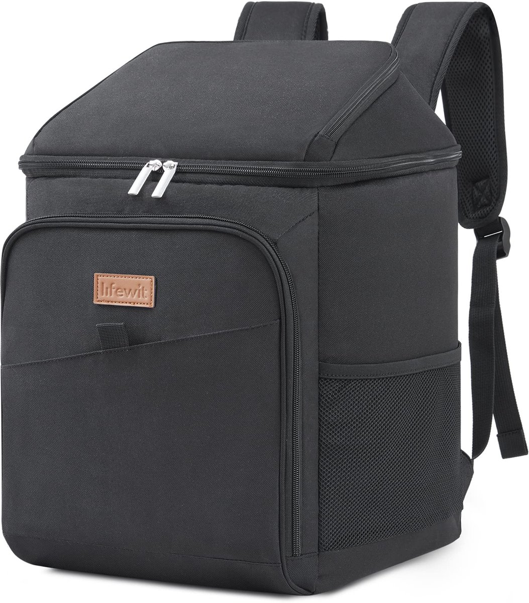 Isolierte Kühltasche - Großer Picknickrucksack - 32L und 34 Dosen