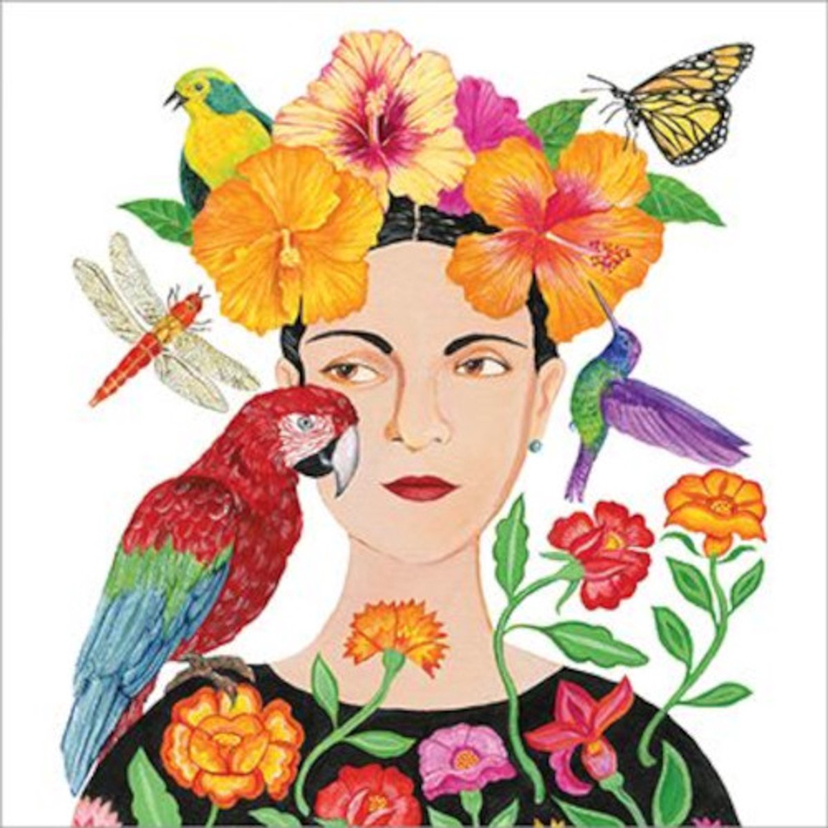 PPD - lunch servetten - La Dolorosa - Frida Kahlo