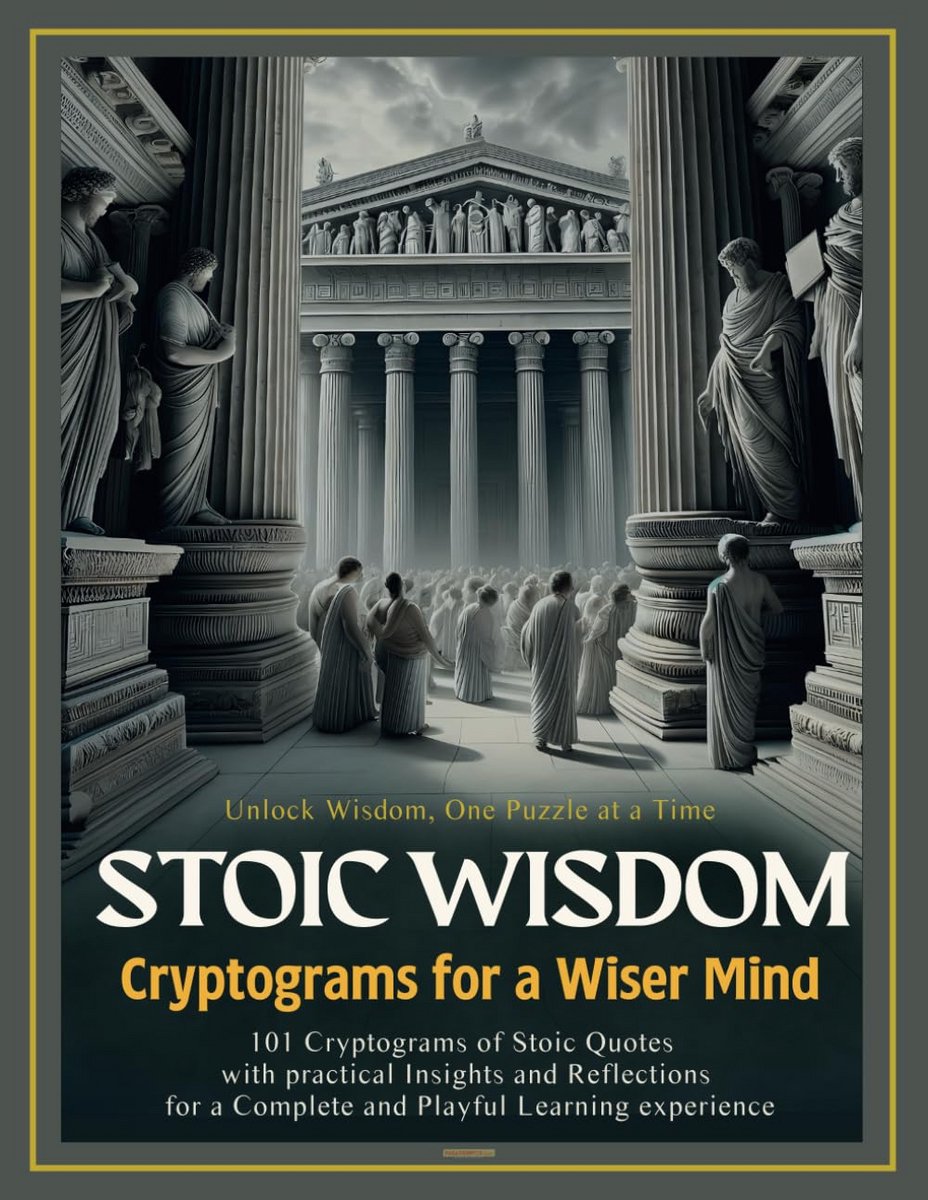 101 Cryptogrammen met Stoïcijnse Citaten voor Innerlijke Rust en Positiviteit