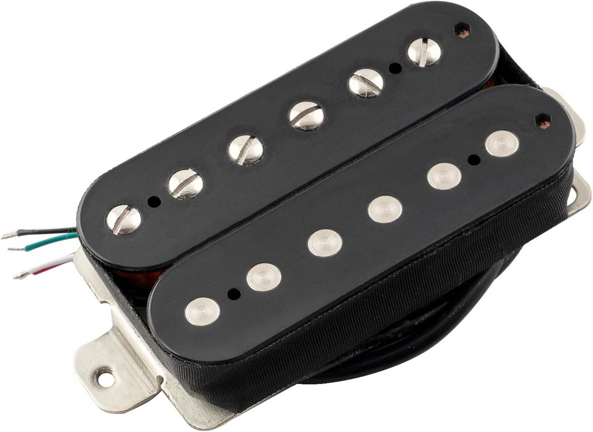 Humbucker Hals Element voor Elektrische Gitaar met Alnico 5 - Zwart