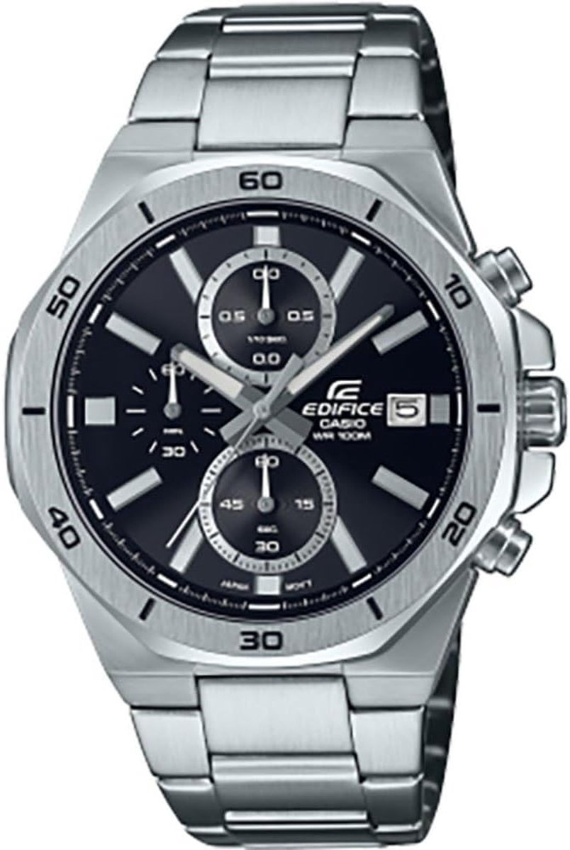 Analoge en Digitale Kwartshorloge met Roestvrijstalen Armband - Modern Zilver