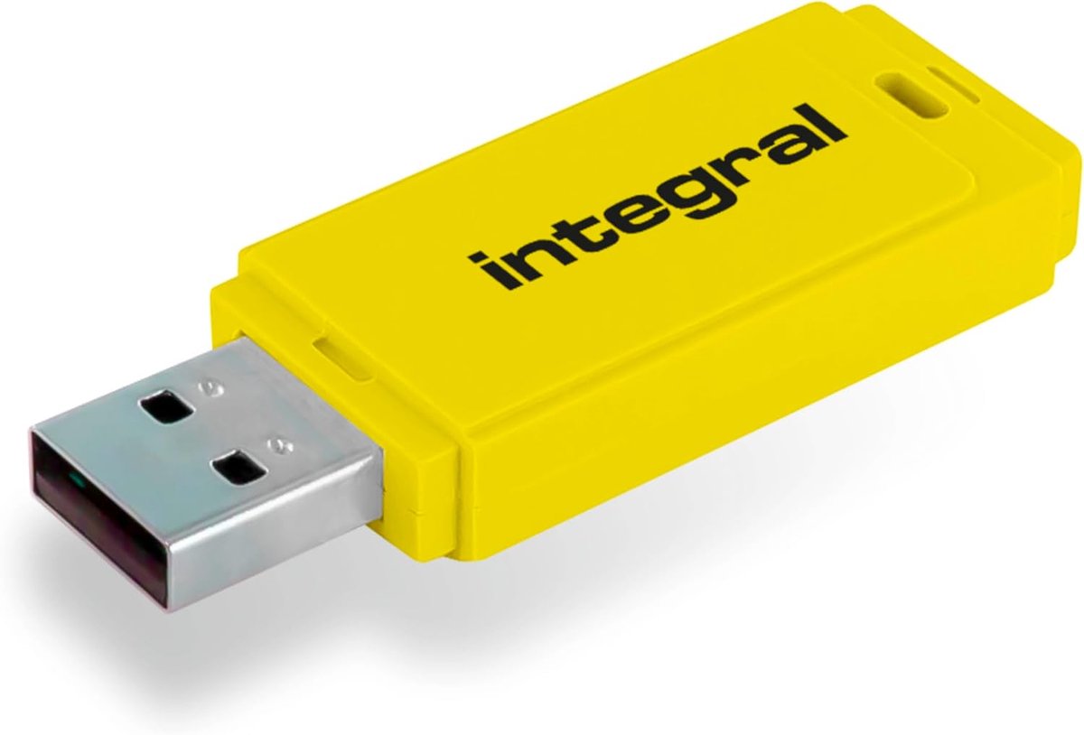 64 GB Neon Geel USB 2.0 Flash Drive
