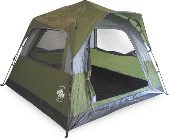 Lumaland Comfort Pop Up Tent 210X210 X140 Cm - Groen - 3 Persoons bol.com