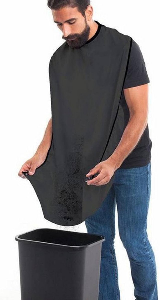 Draagbaar Baardscheerslabbetje met Zuignappen - Perfect voor Mannen, 120 x 78 cm