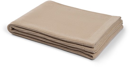 Yumeko deken katoen rib oat melange 150x210