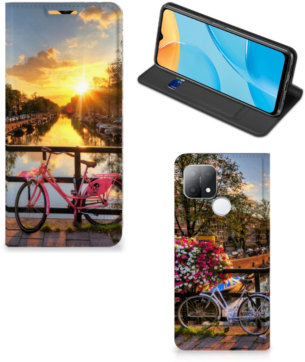 OPPO A15 Book Cover Amsterdamse Grachten