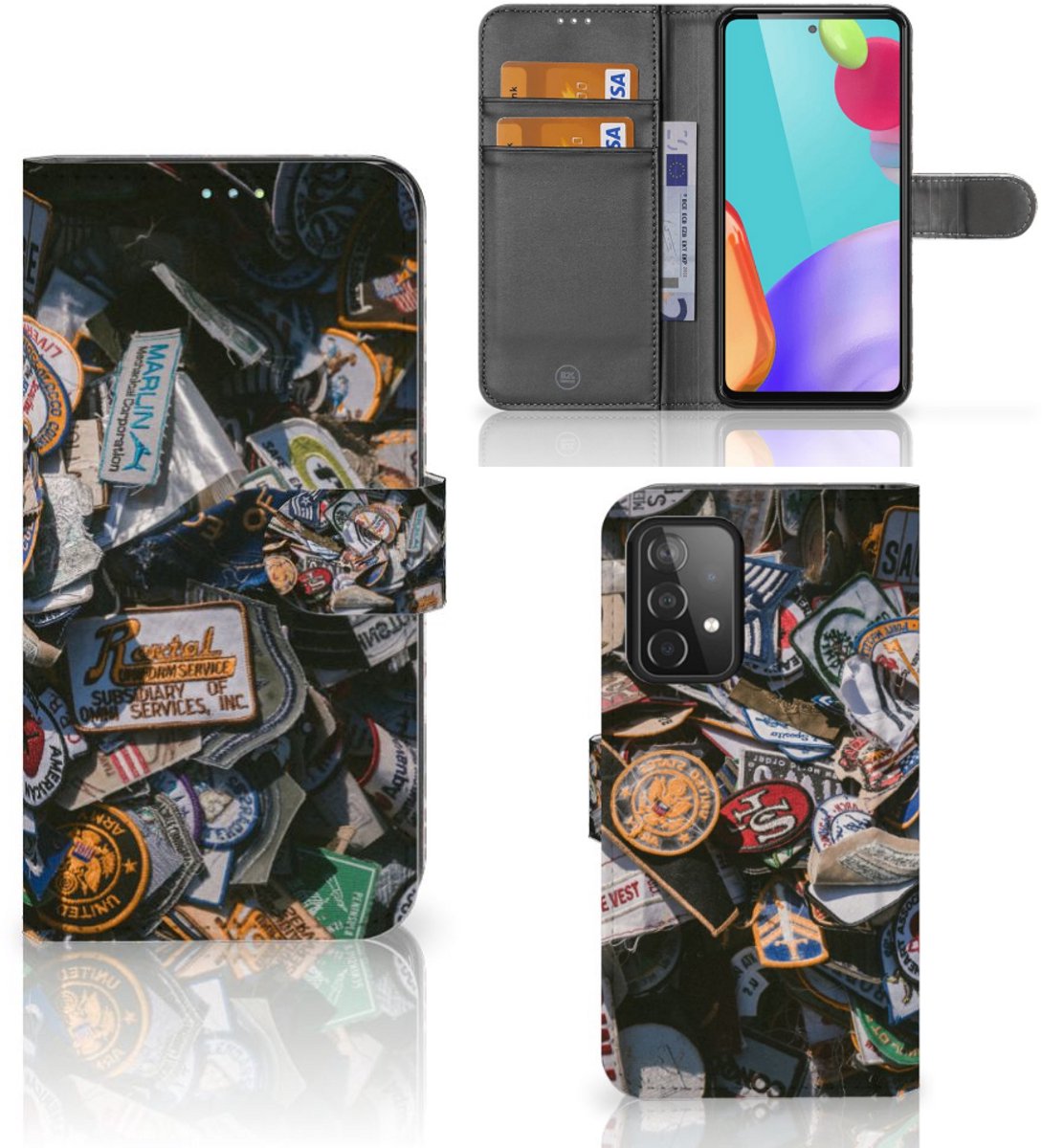 Samsung Galaxy A52 Telefoonhoesje met foto Badges