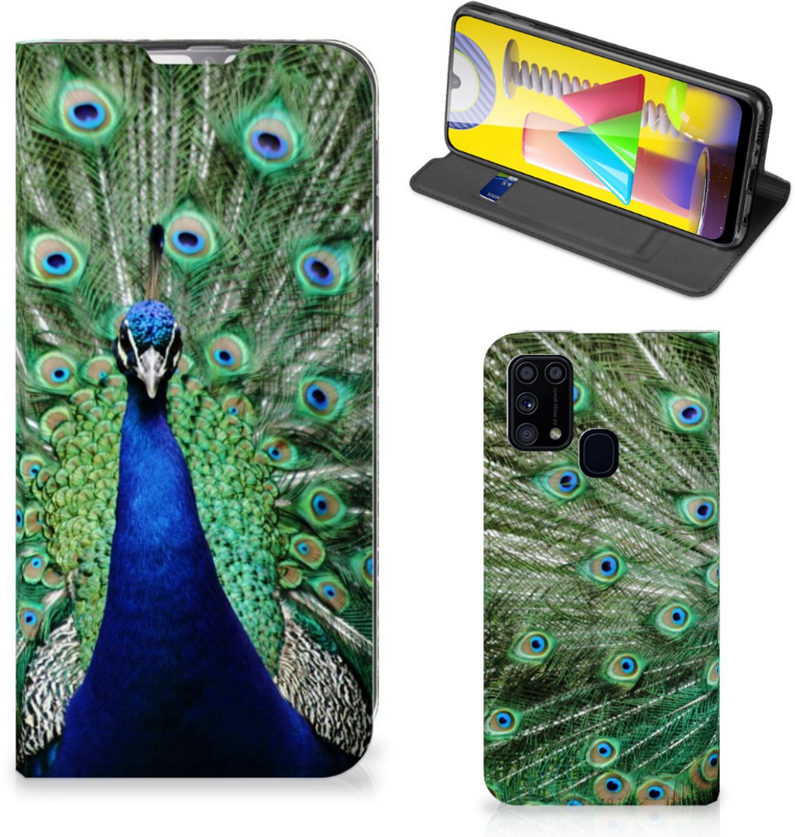 Samsung Galaxy M31 Hoesje maken Pauw