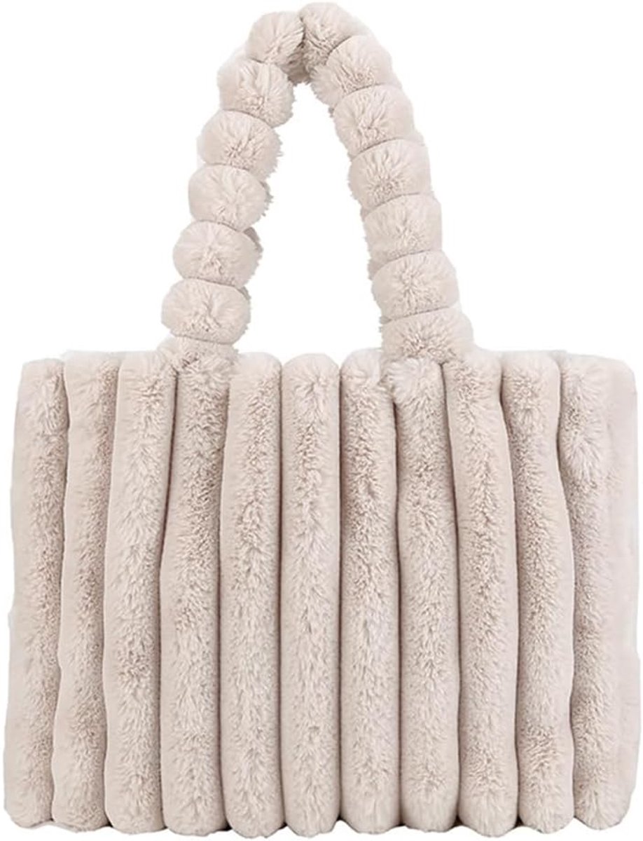 Pluche Handtas en Draagtas voor Dames - Hobo, Tote en Schoudertas