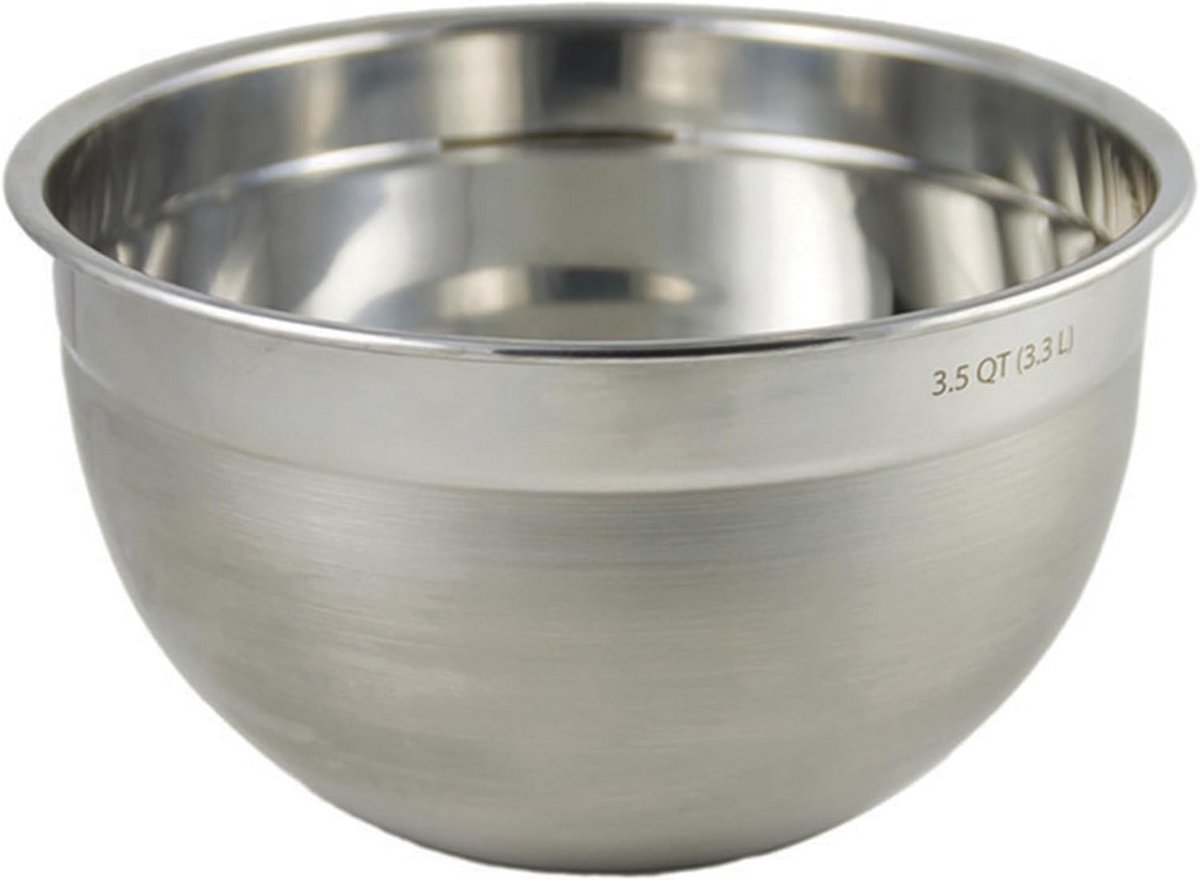 Mengkom RVS 3.5 Quart - Ideaal voor Koken en Bakken