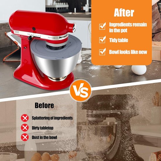 Siliconen blender komhoes 4,5-5 kwart kantelkop standmixer van Merkloos — afbeelding 3