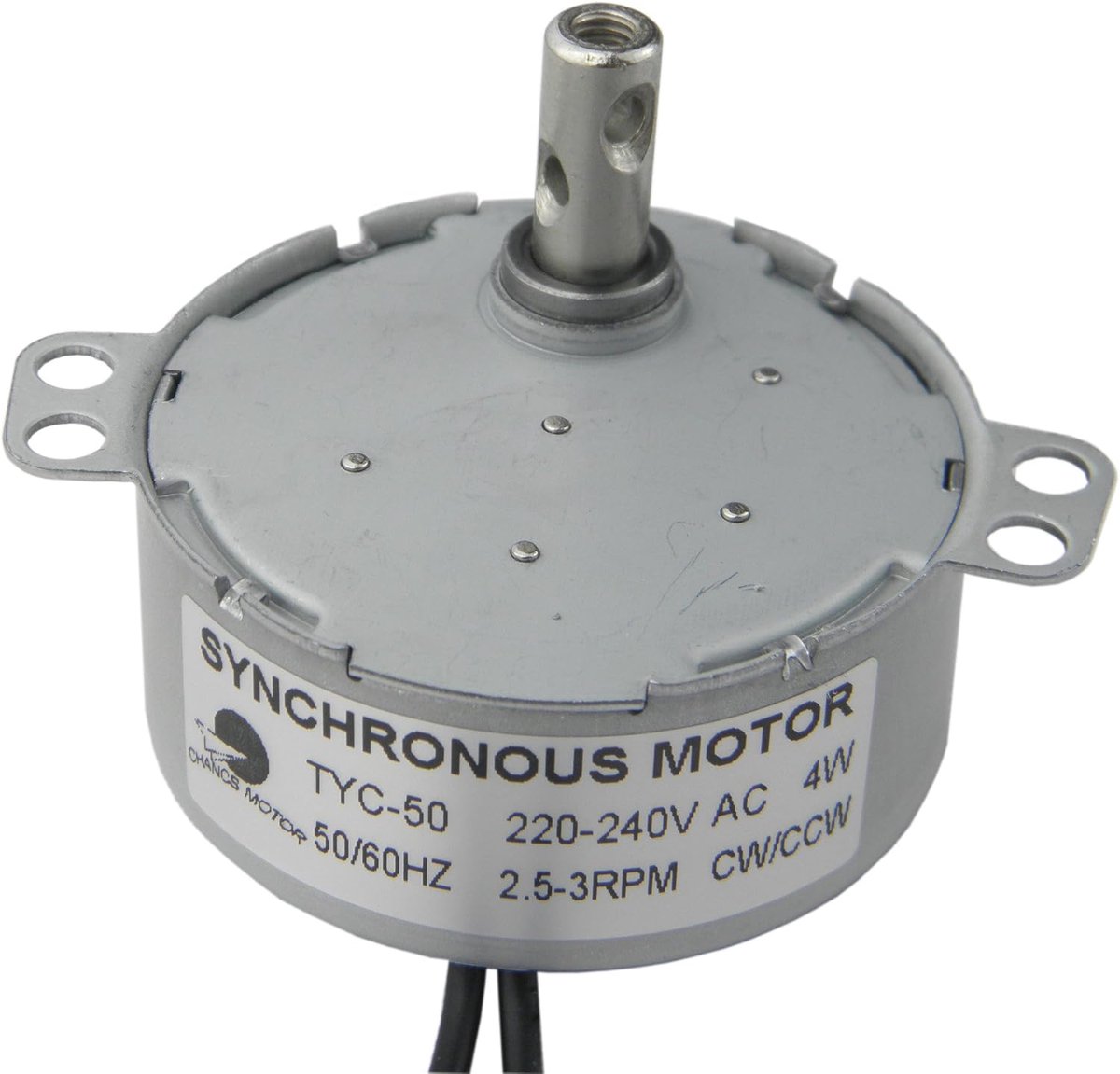 Micro-motor 220V 5-6RPM CW/CCW Koppel 4.8Kgf.cm voor elektrische apparaten, bekers en meer