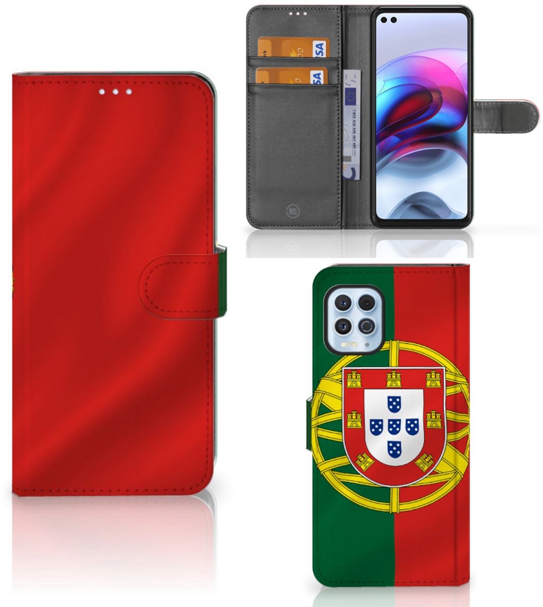 Motorola Moto G100 Bookstyle Case Portugal
