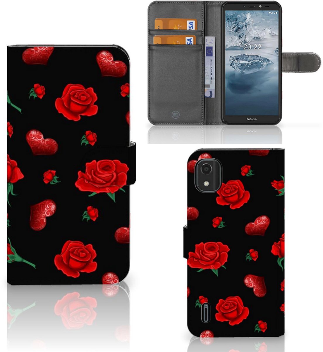Nokia C2 2nd Edition Leuk Hoesje Valentine