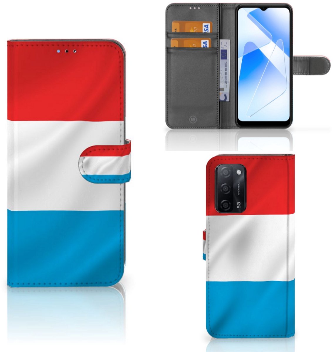 OPPO A16/A16s/A54s Bookstyle Case Luxemburg