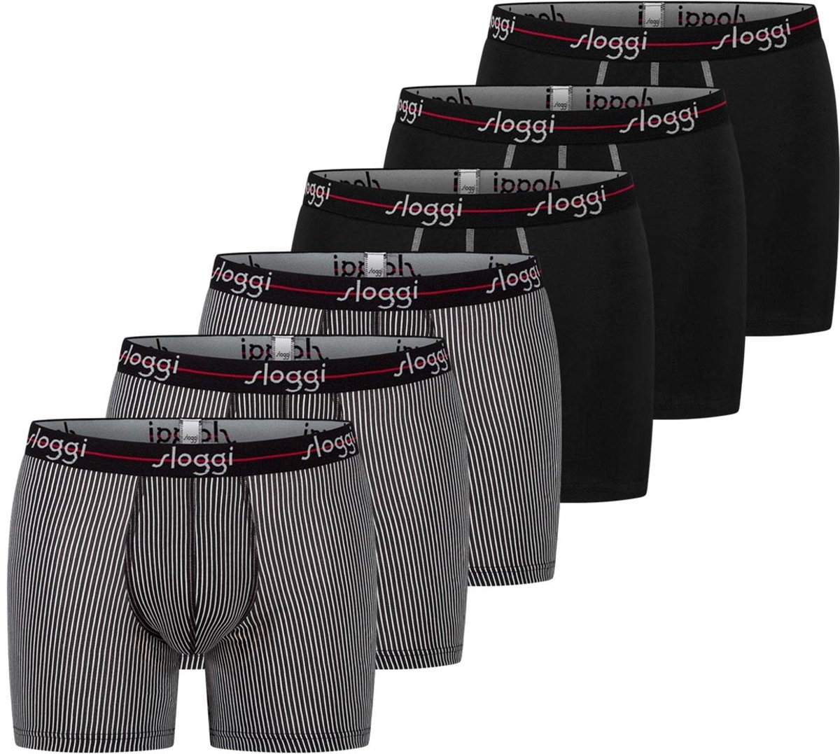 sloggi Heren lang short / pant 6 pack Start