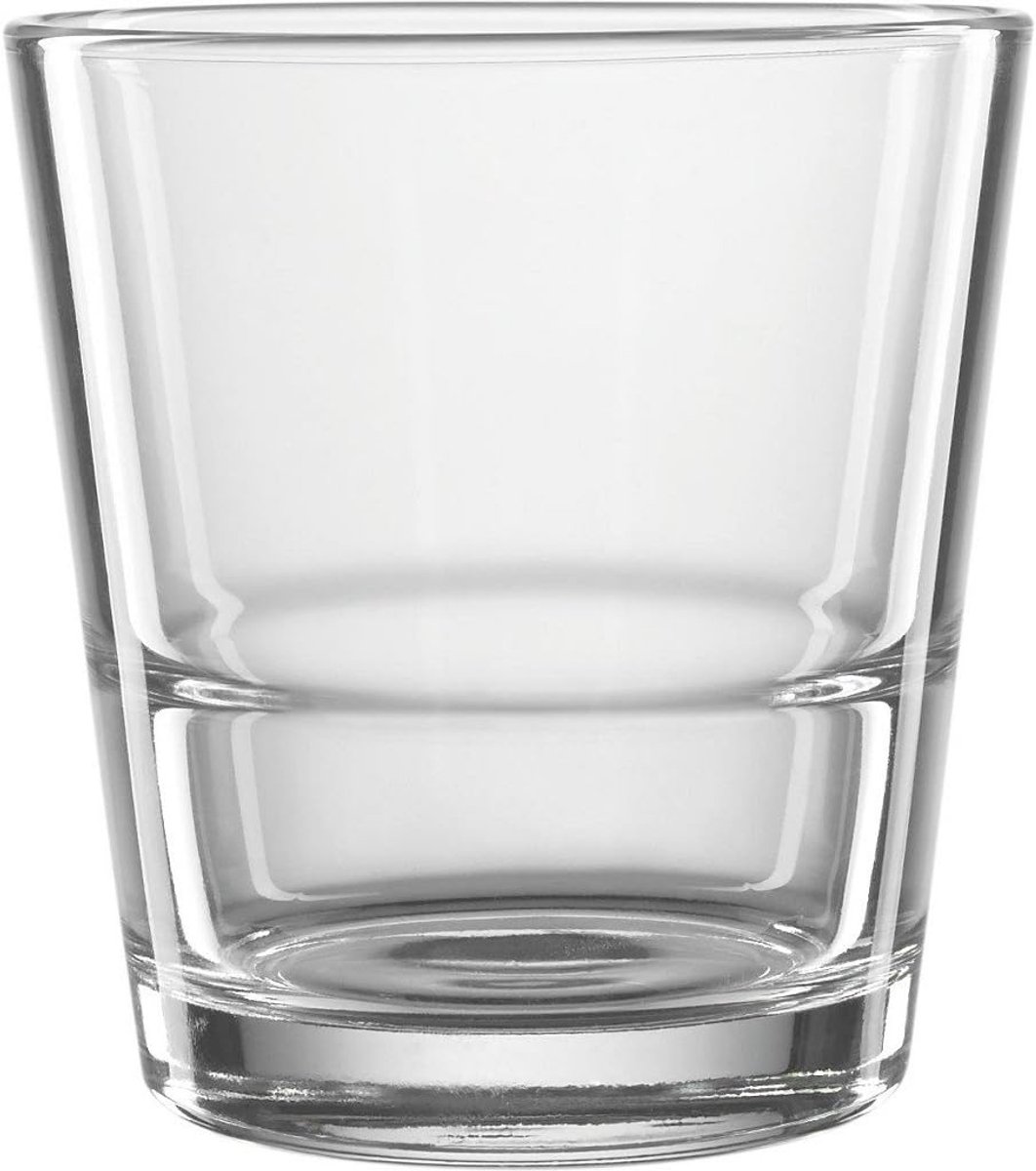 Stapelbare Waterglazen - 280 ml Vaatwasmachinebestendig Drinkbekers voor Sap en Dranken