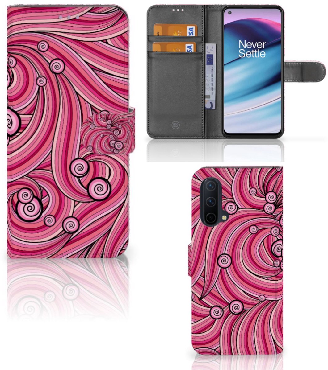 OnePlus Nord CE 5G Hoesje Swirl Pink