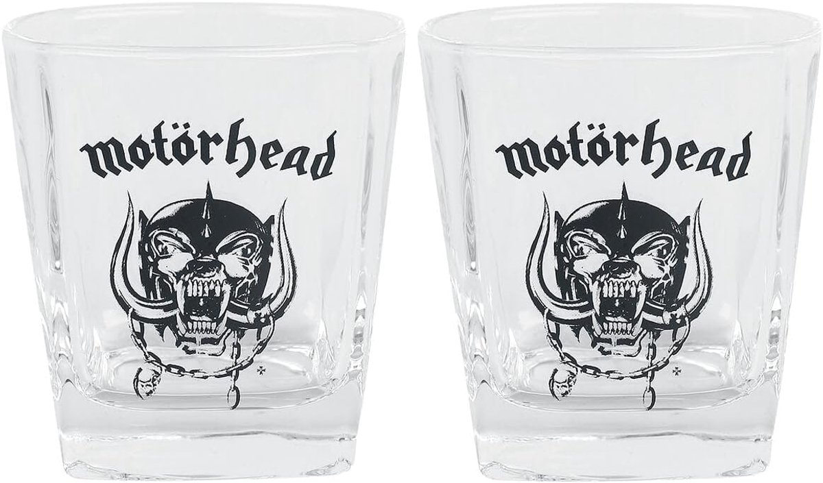 Whiskey Glas-Set - Transparant Glas 0,25 l - Ideaal Cadeau voor Muziekliefhebbers