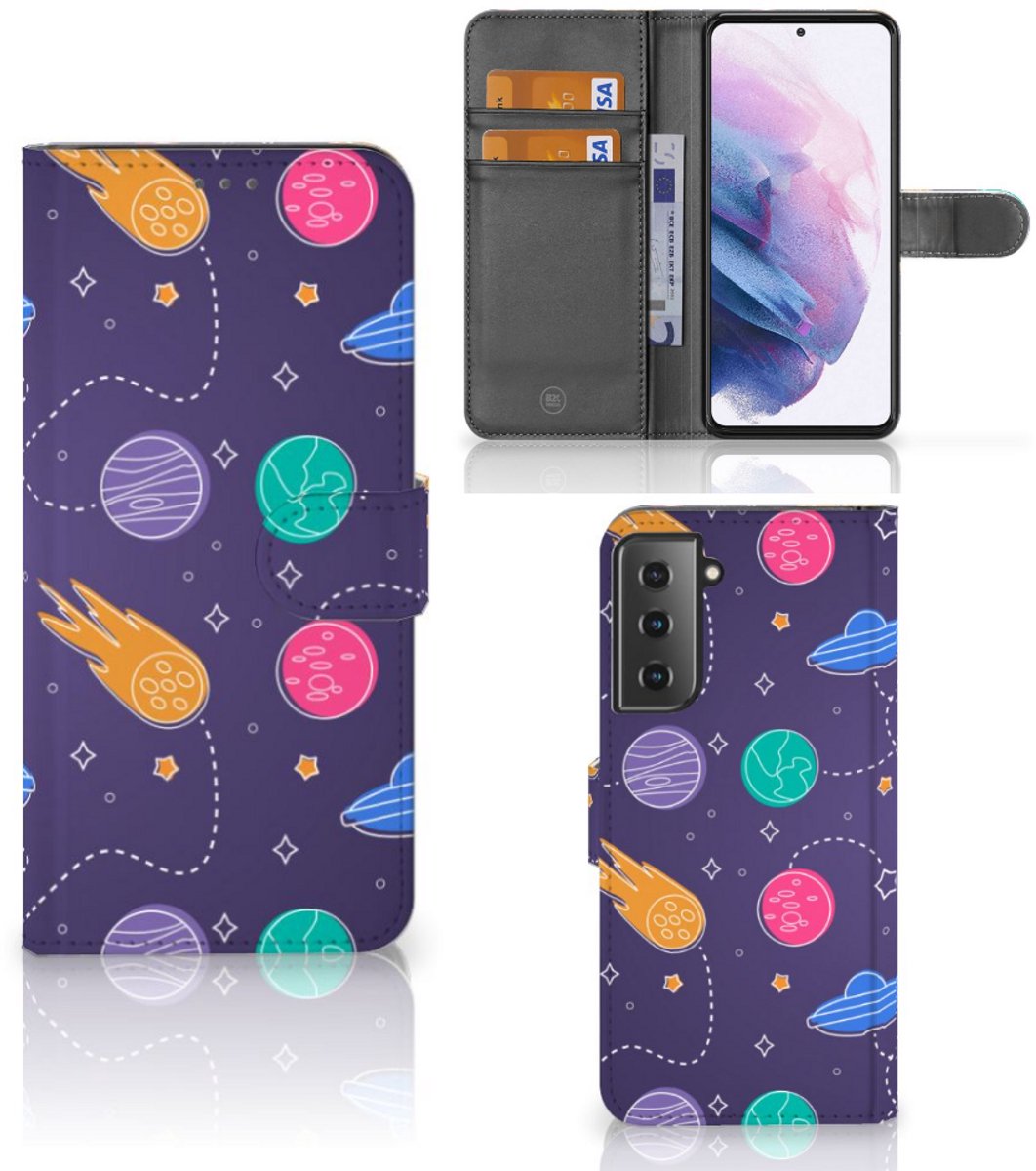 Samsung Galaxy S21 Plus Wallet Case met Pasjes Space