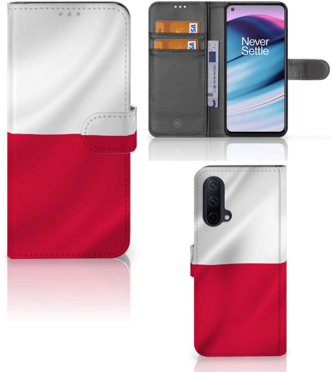 OnePlus Nord CE 5G Bookstyle Case Polen