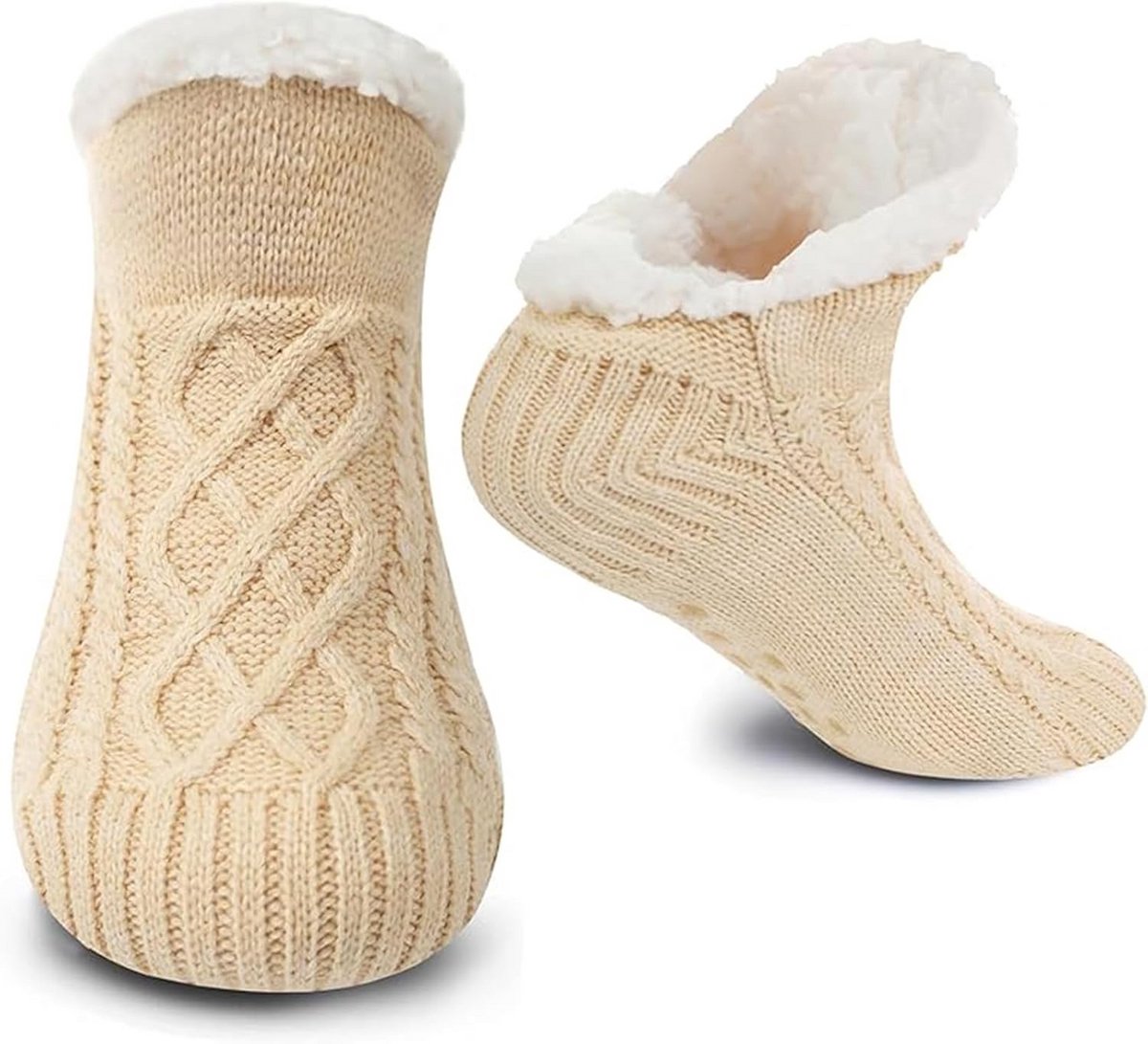 Warmte en Comfort: Antislip Slippersokken voor Dames en Heren