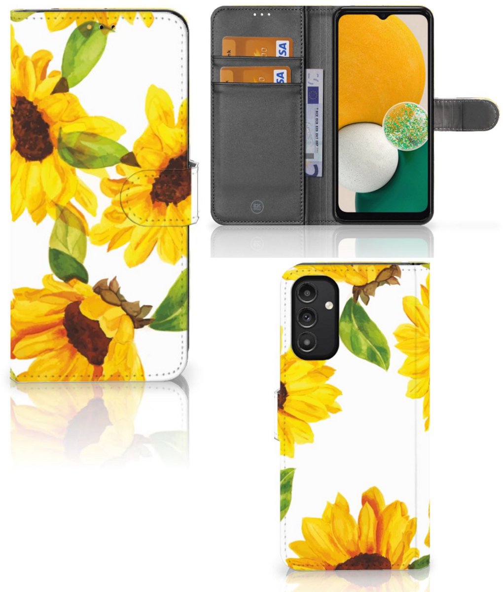Hoesje voor Samsung Galaxy A14 5G Zonnebloemen