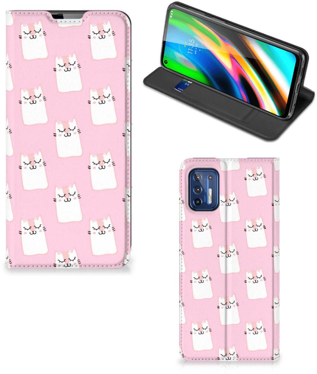 Motorola Moto G9 Plus Hoesje maken Sleeping Cats